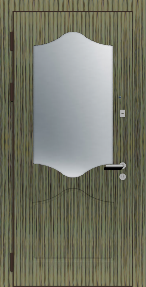 Металлические двери с зеркалом Дмитров